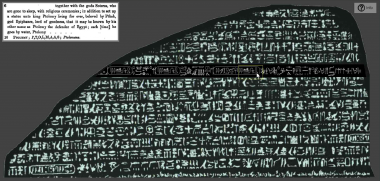 Interactive Rosetta Stone Explorer