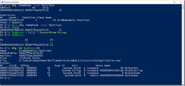 Scripting WinDbg with PowerShell