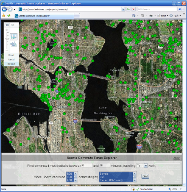 Seattle Commute Times Visualilizer