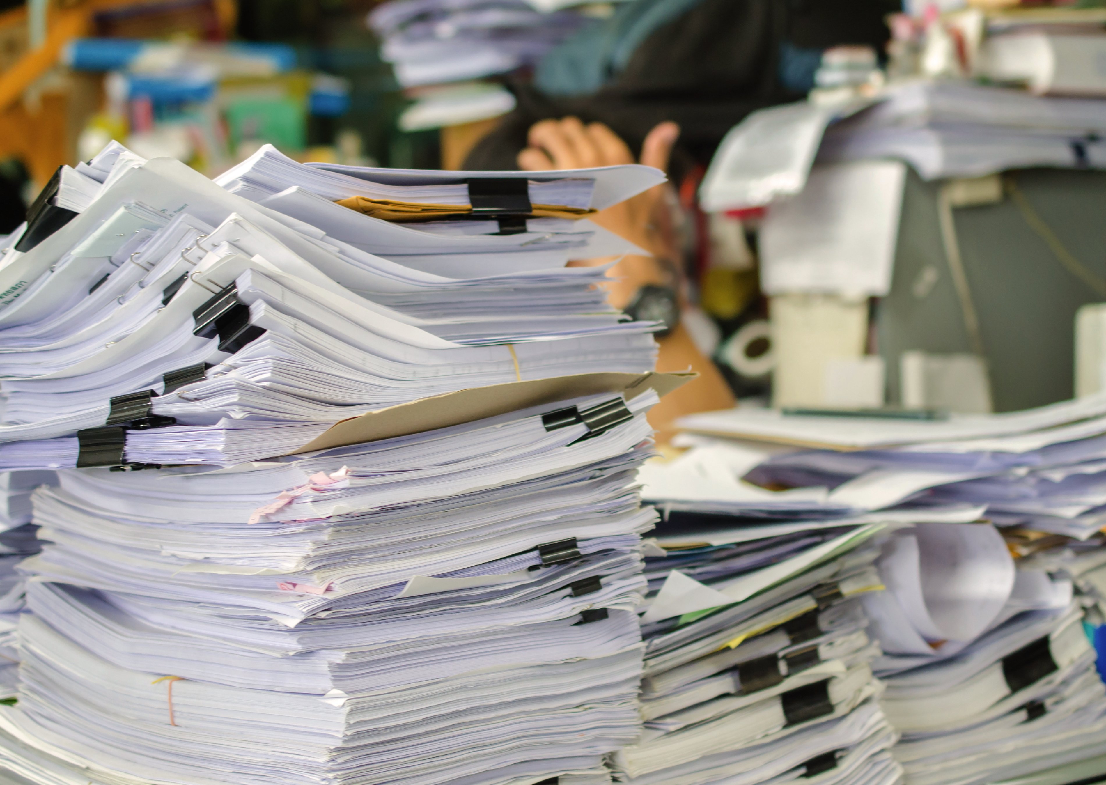 Piles of Paperwork